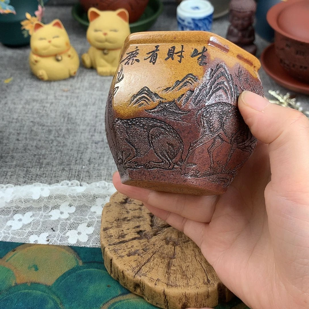 茶杯紫砂高端主人杯