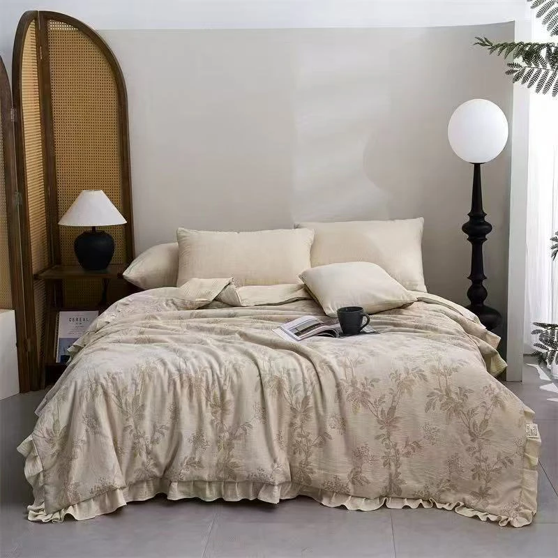 【秋恋】高端棉麻夏被（150*200cm）