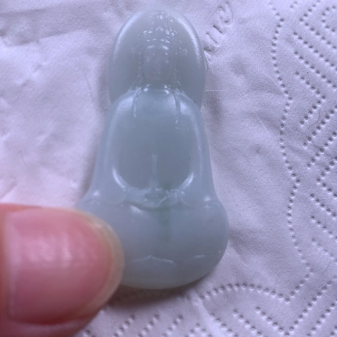 定制翡翠未镶嵌毛货吊坠