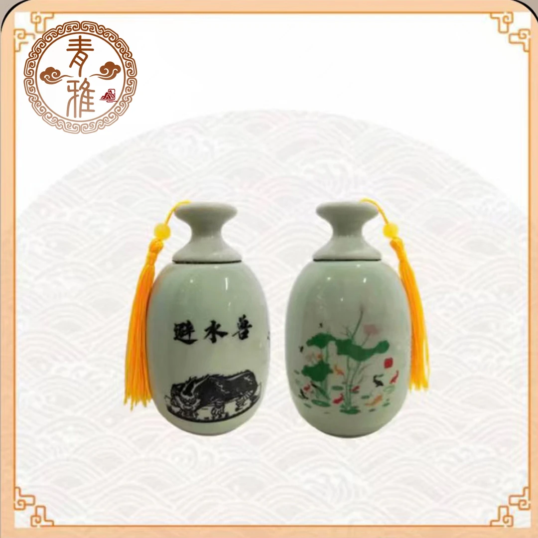 【老师推荐】避水兽瓶河图洛书家居摆件