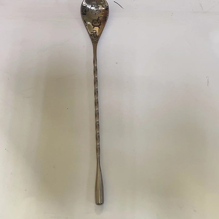 水晶玻璃吸管款吧勺