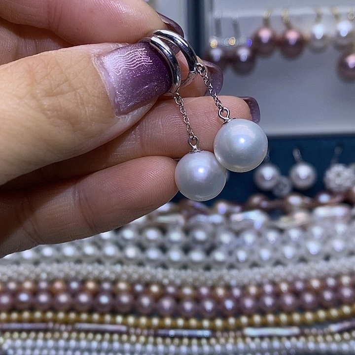 银S925镶嵌淡水珍珠首饰珠宝