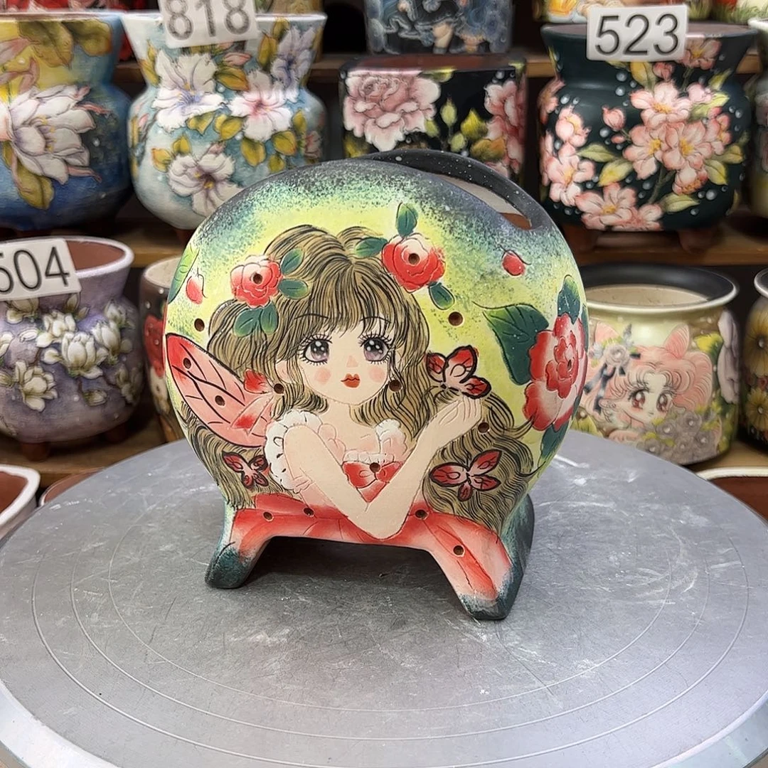 景德镇炫彩手绘长10.5宽5.5高15.5