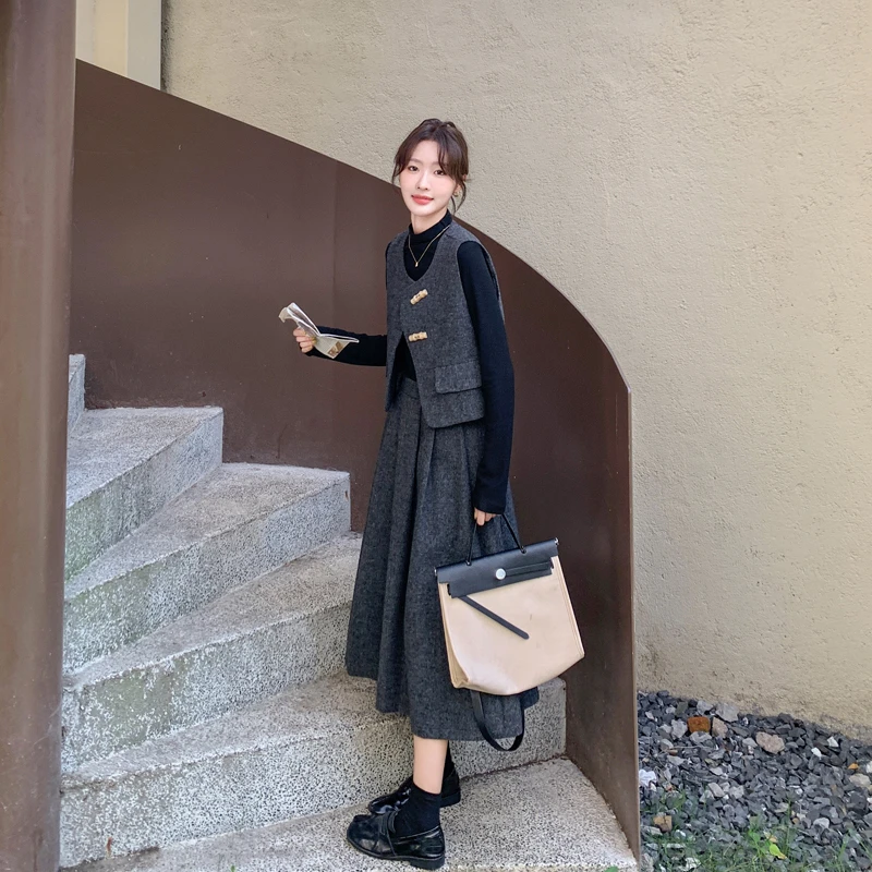 高级感马甲套装裤女春秋2025新款超火流行三件套装小香风爆款韩系