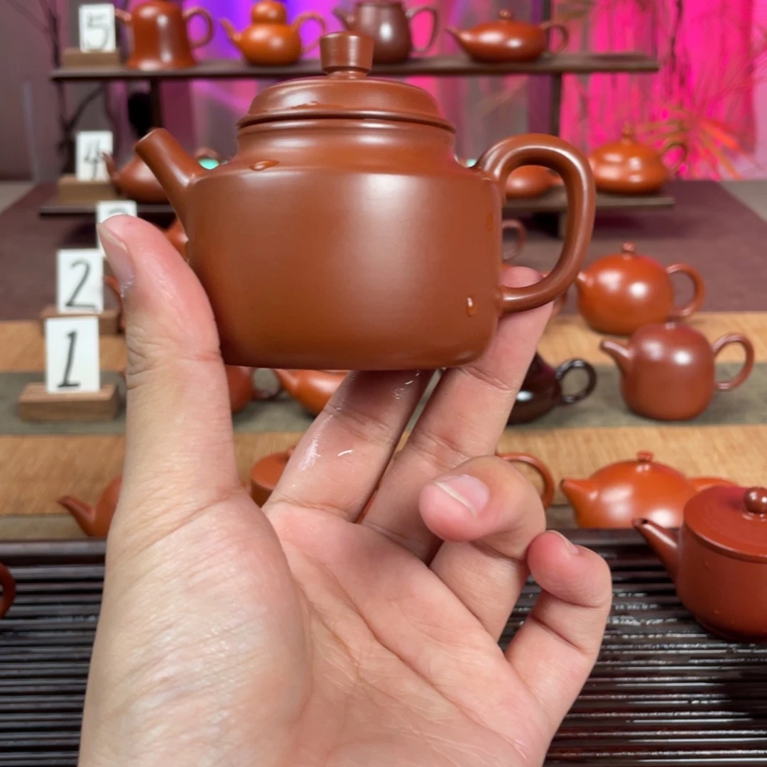 中***)茶壶紫砂精工德钟110cc