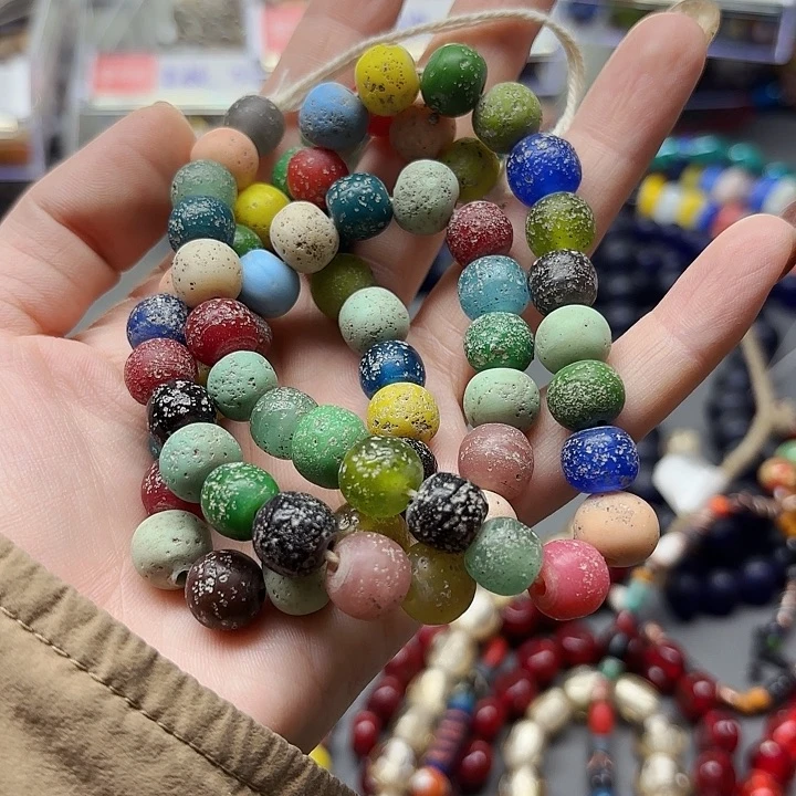 琉璃颈饰琉璃琉璃西亚老皮