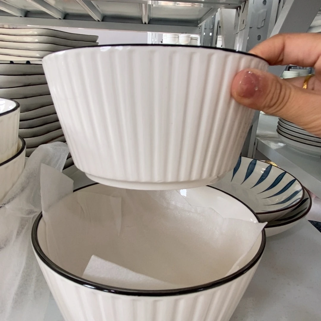 瓷2个6英寸米面碗 福利活动不退不换