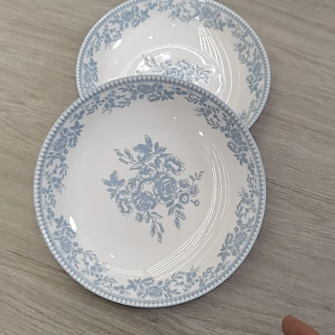 微瑕陶瓷餐具釉下彩8寸