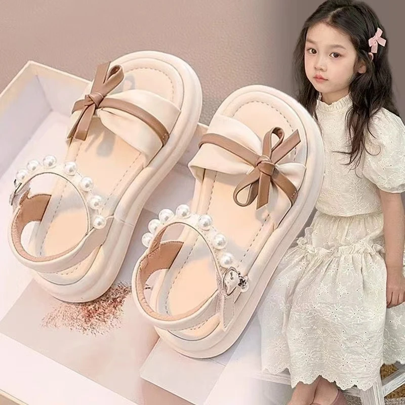 女童鞋子儿童宝宝公主凉鞋2025新款夏季爆款大童洋气软底沙滩