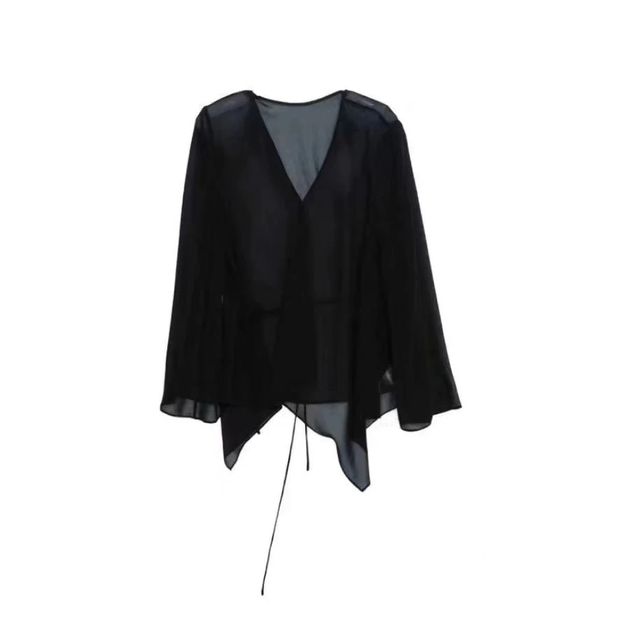 S2129临清 新中式斜襟百搭防晒服外套