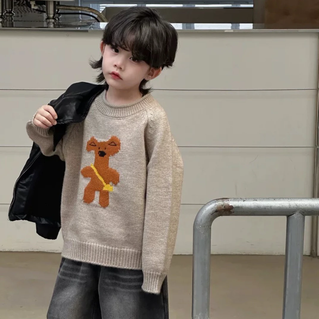 1715休闲针织毛衣男女童秋冬