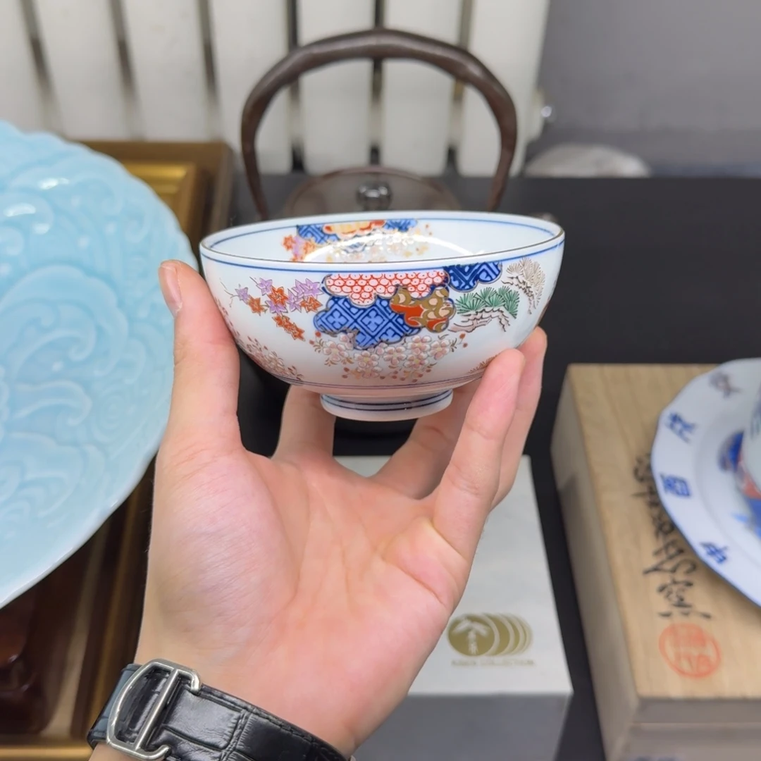 瓷片恭喜发财万事如意