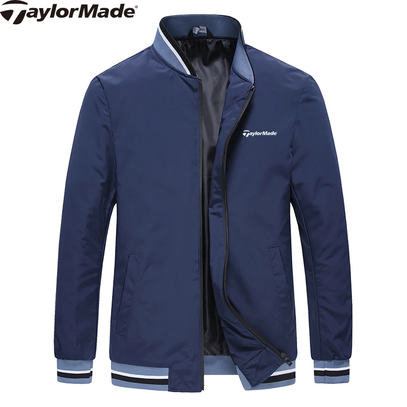 TaylorMade高尔夫男士外套春秋季时尚百搭户外运动休闲棒球领夹克