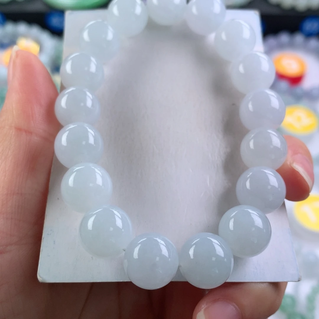 翡翠未镶嵌手链卡12.3