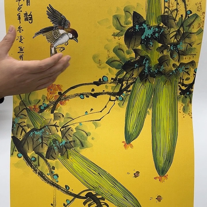 国画纯手绘国画作品