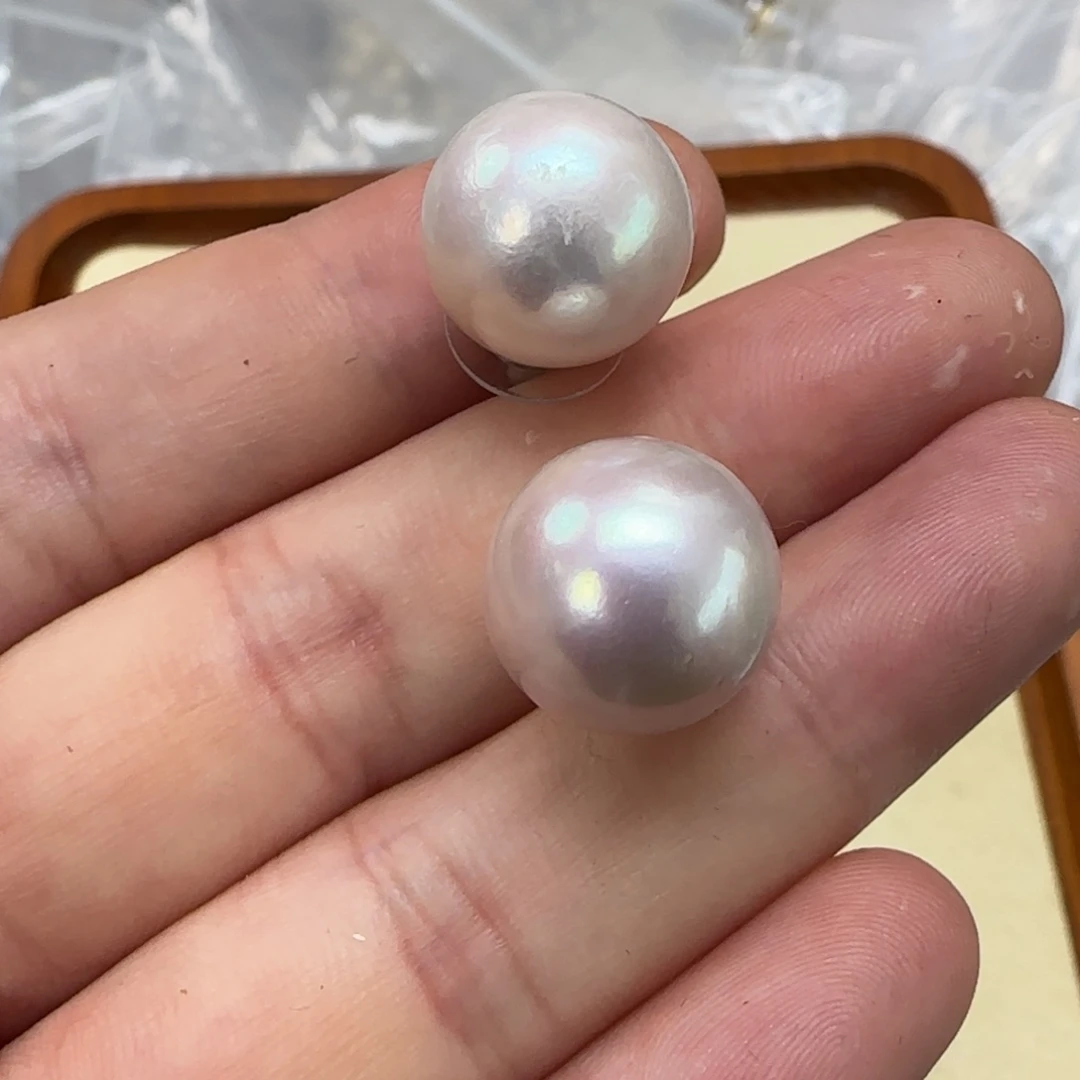 淡水珍珠耳饰未镶嵌