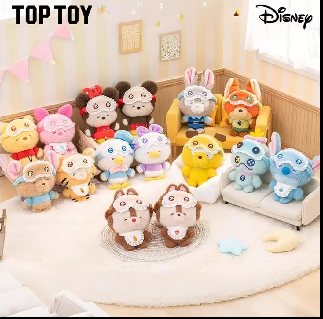 TOPTOY迪士尼正版眯眯眼系列毛绒挂件公仔盲盒