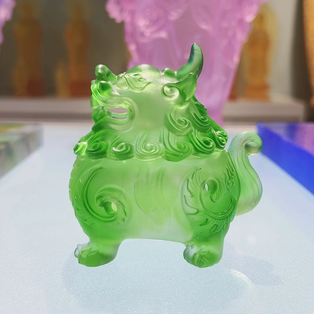 【闪购商品】手工艺品琉璃狻猊香炉小号