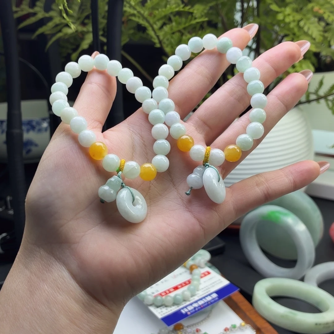 未镶嵌手链翡翠手串