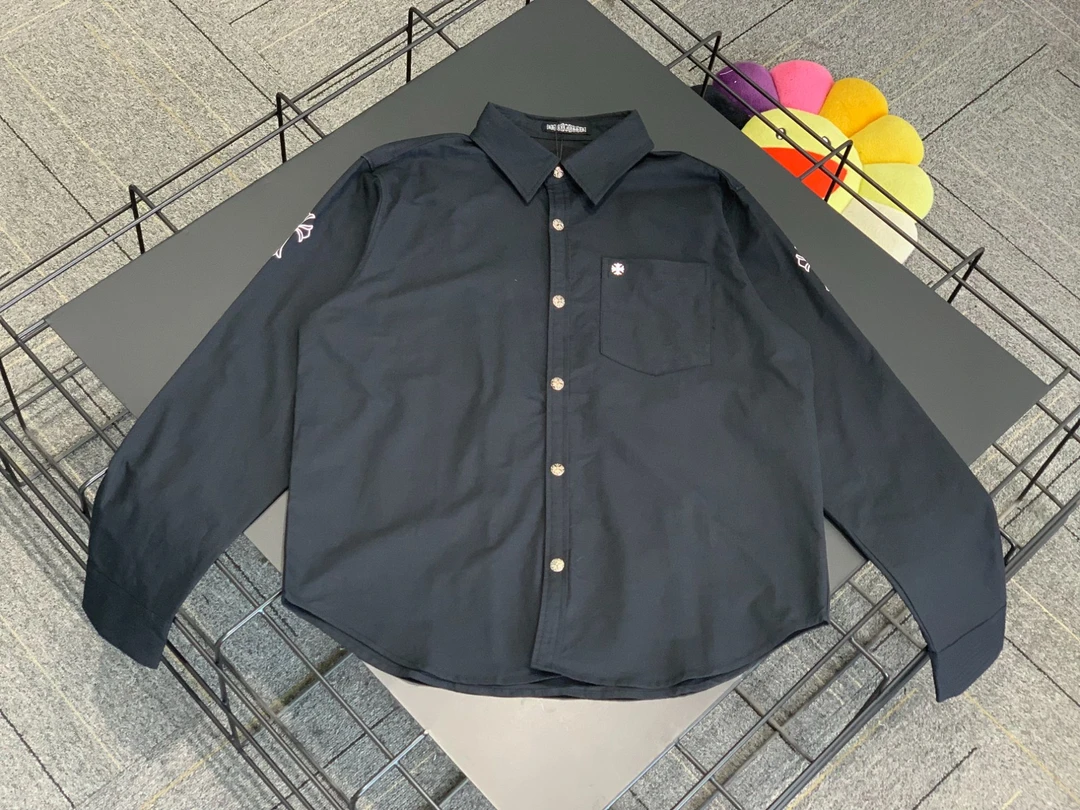 休闲重工男女设计感轻奢衬衫外套韩版男士长袖EP2190