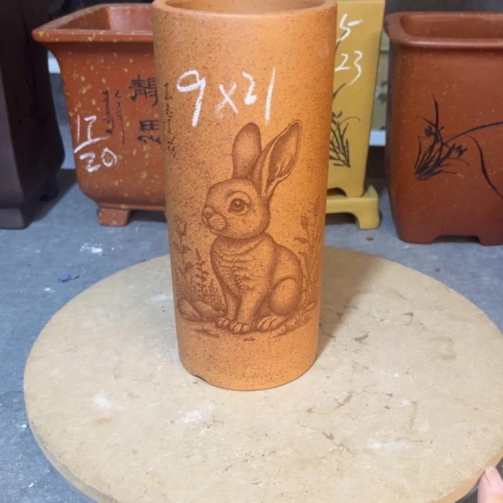 紫砂花盆紫砂花盆