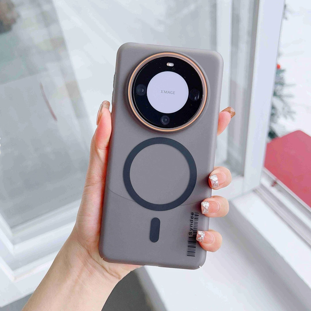 适用华为mate70pro手机壳mate70柔彩磁吸超薄mate60pro大孔mate60