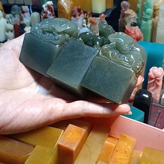 寿山石印章石头篆刻