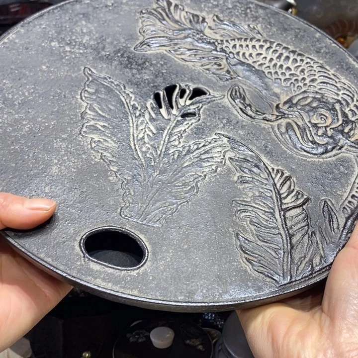 蜜安罐瓷香炉锡茶则