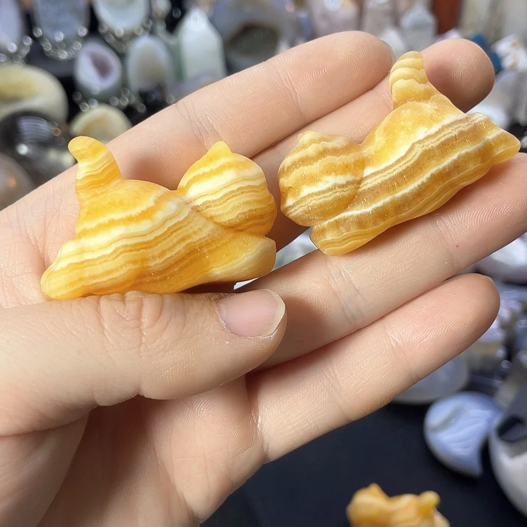 水晶维纳斯小橘猫未镶嵌✨****Y