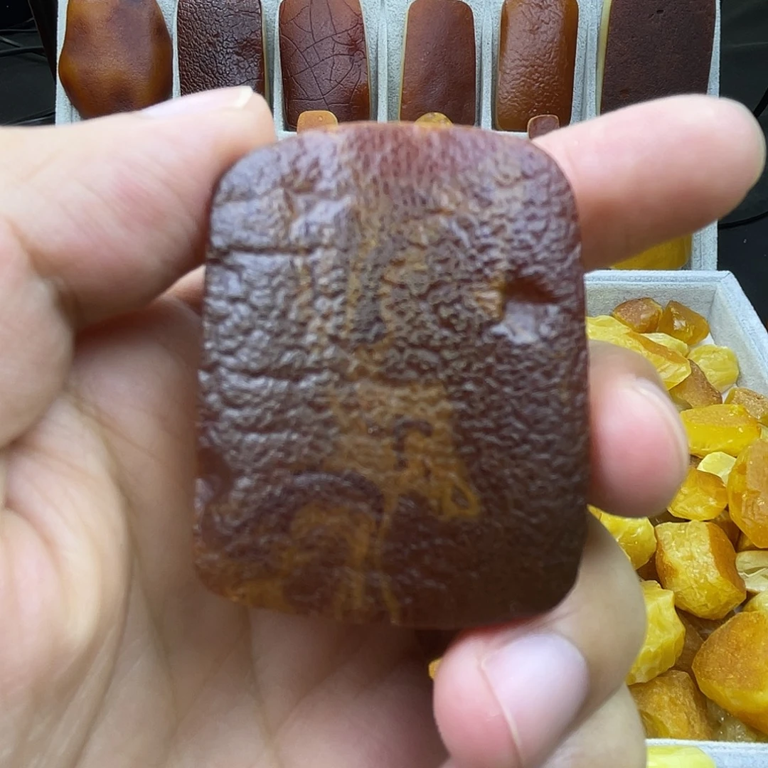定制蜜蜡未镶嵌花蜡