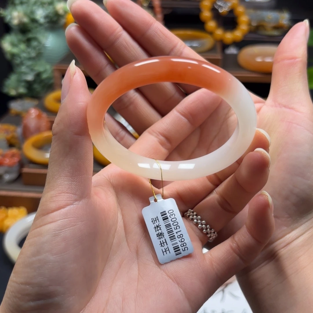 石英质玉（黄龙玉）未镶嵌手镯58+59