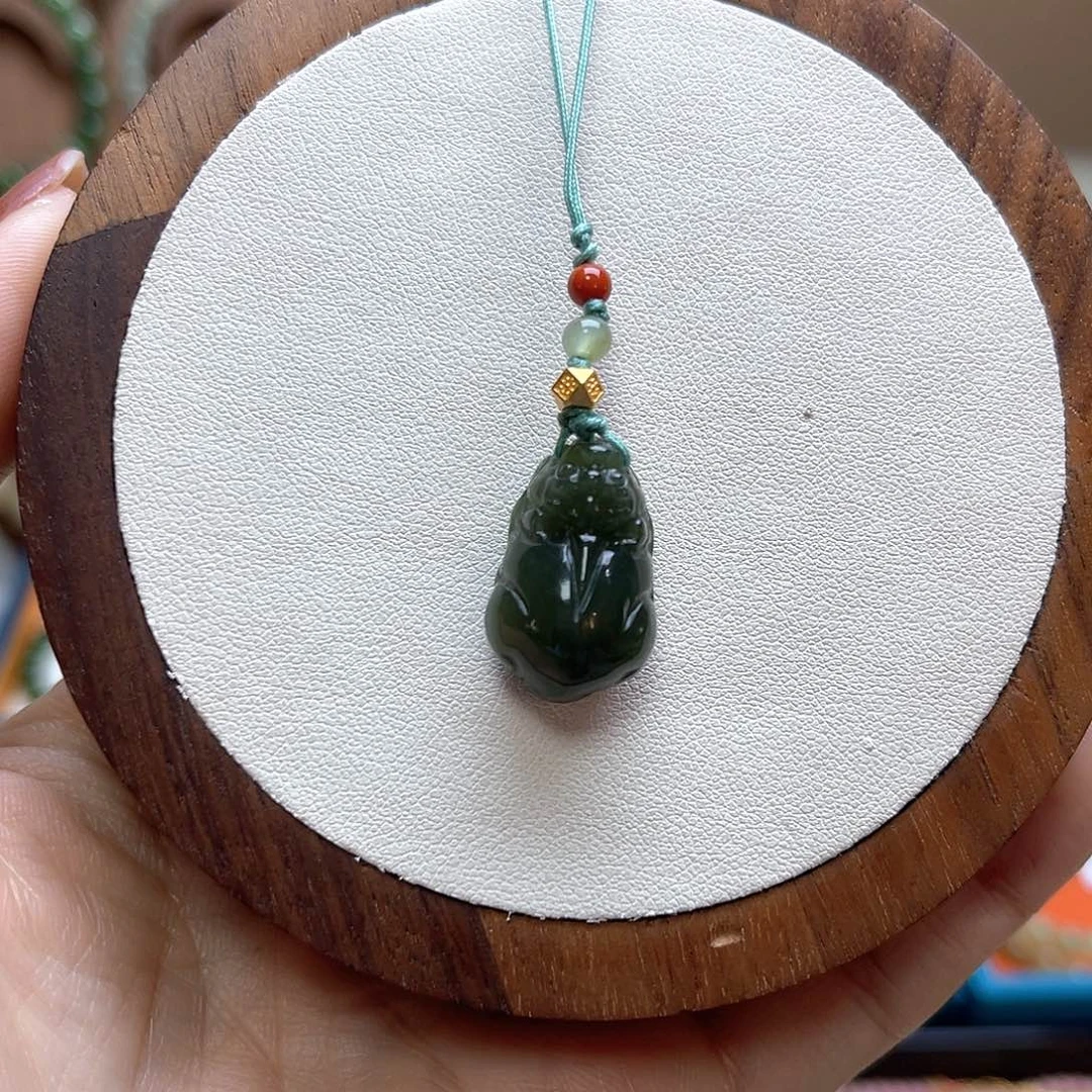 和田玉未镶嵌吊坠(不含链)A27