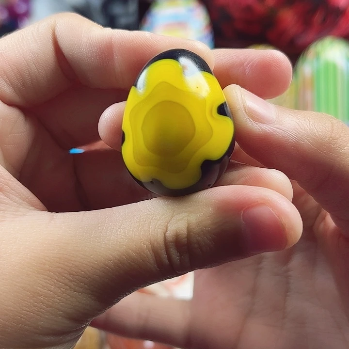 大***胆玛瑙/玉髓未镶嵌耳环