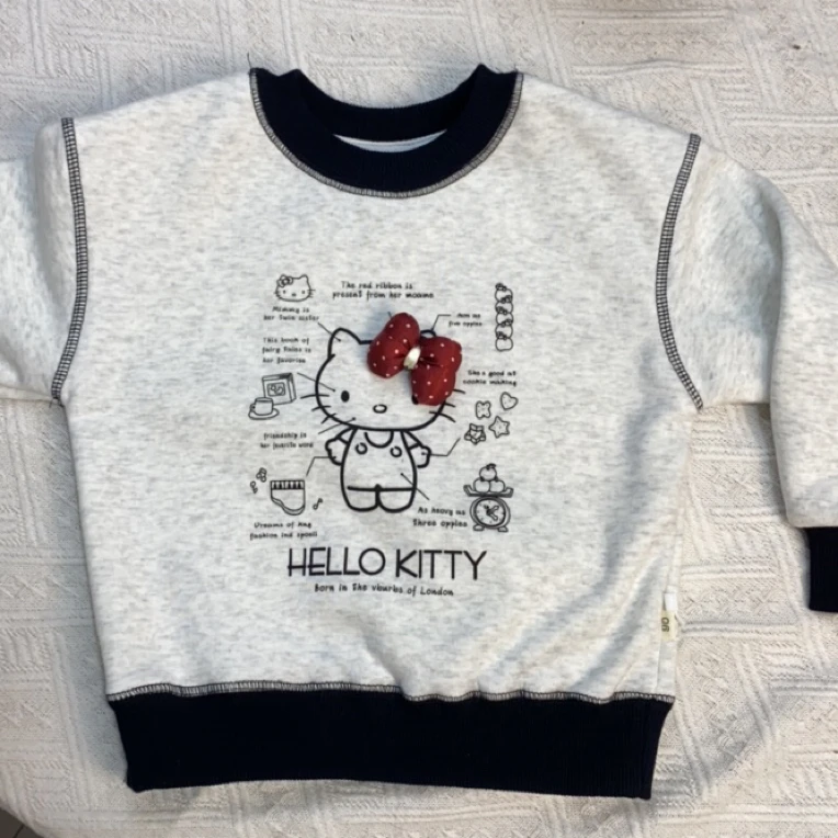 加绒卫衣打底森系