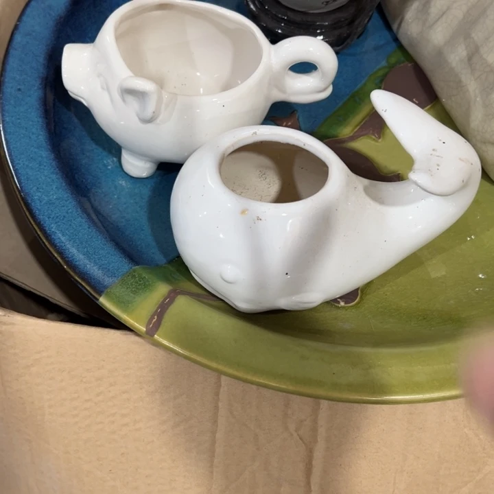 陶瓷花瓶摆件微瑕捡漏出