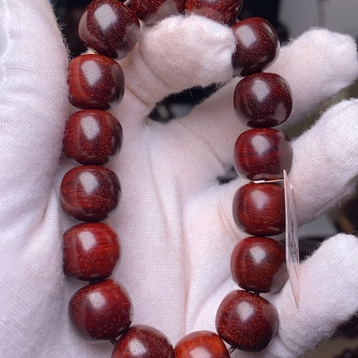 小叶紫檀手串/手链原汁原味13/14老型横纹泥料特价