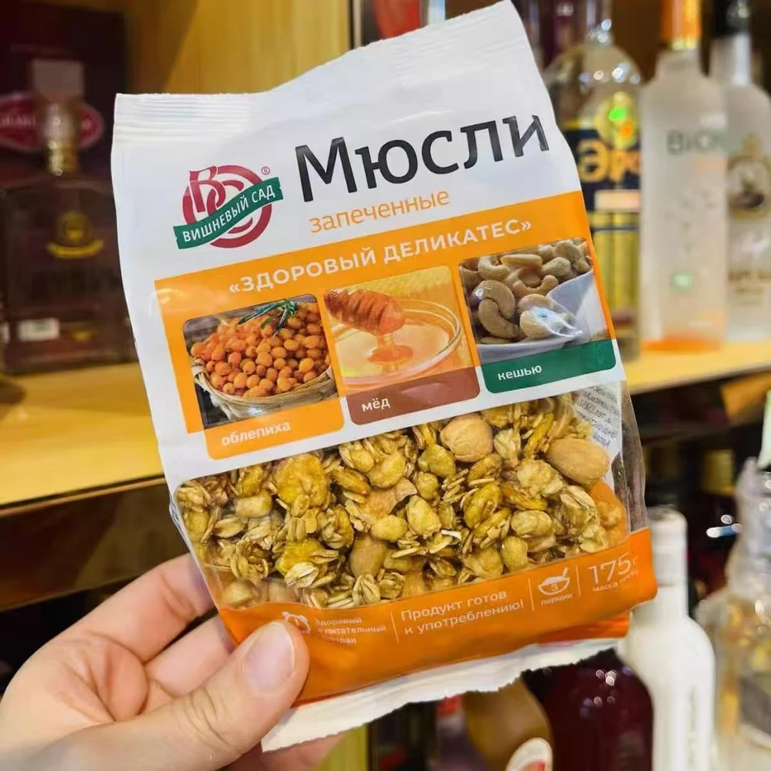 兜兜俄罗斯进口噢嘎牌混合麦片175克