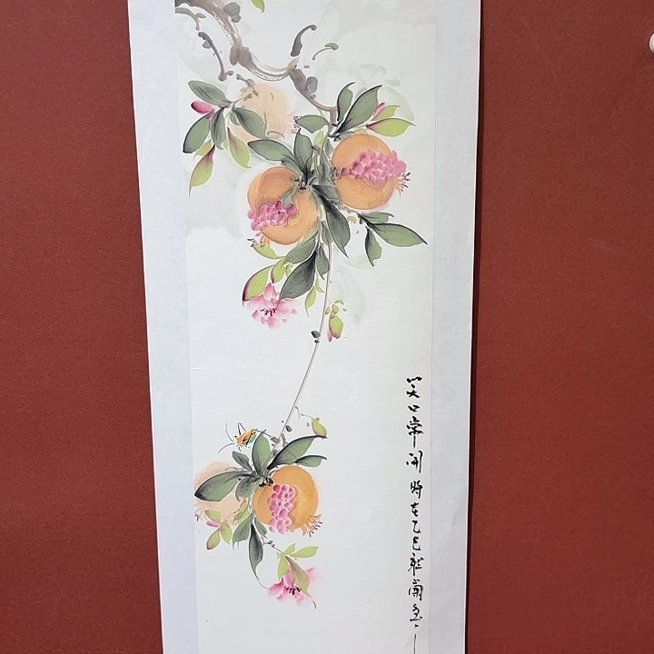 国画听兰老师花鸟