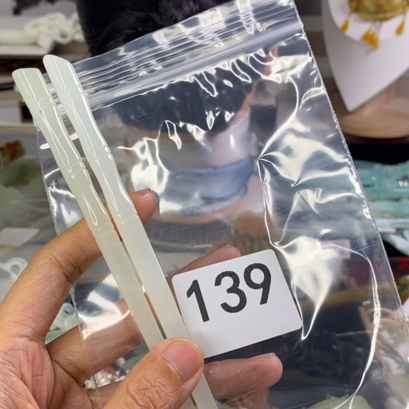 【闪购商品】岫玉发饰未镶嵌竹*外