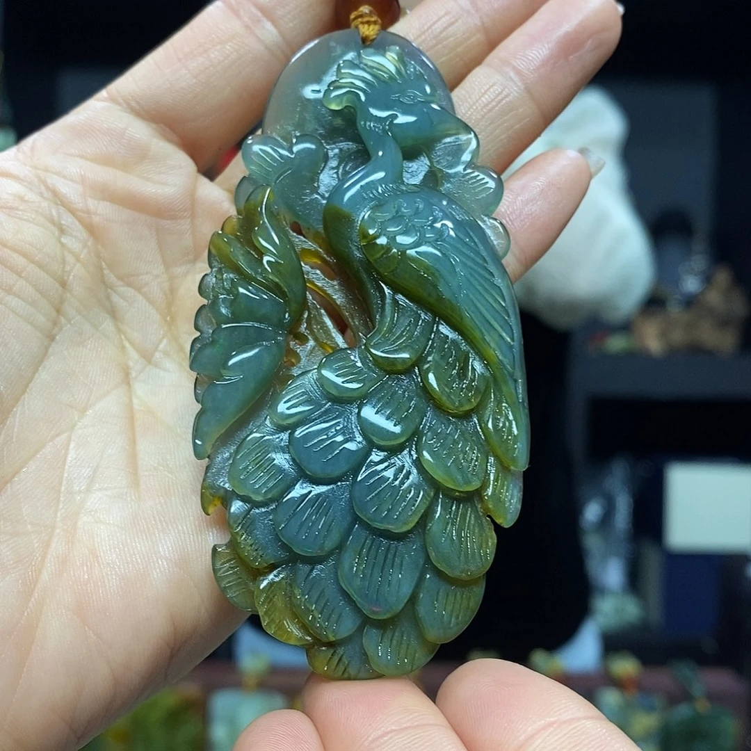 未镶嵌岫玉挂件吊坠