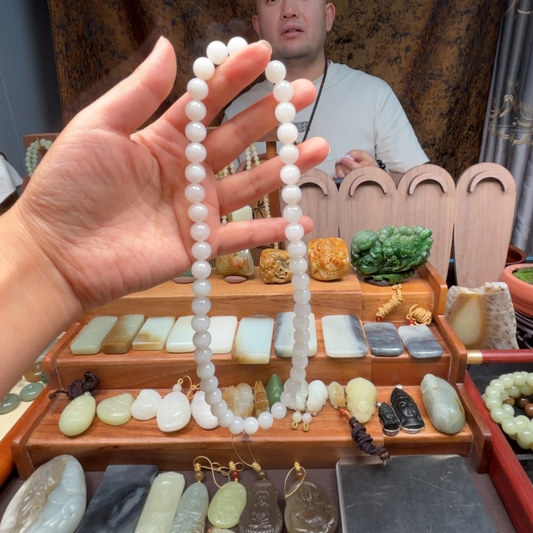 和田玉（白玉）未镶嵌项链多样性发货发其一