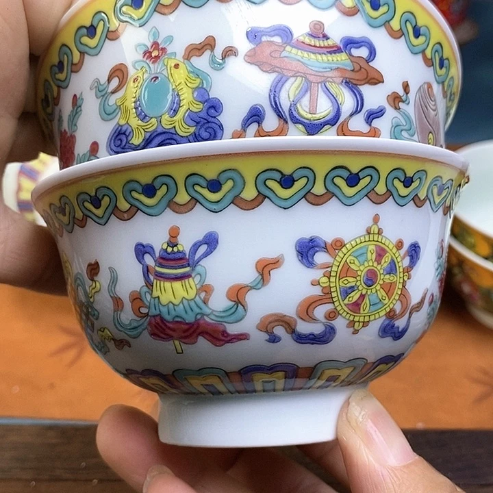 景德镇陶瓷藏式茶碗