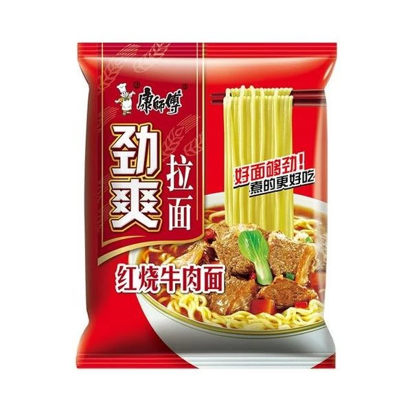 康师傅劲爽拉面红烧牛肉面