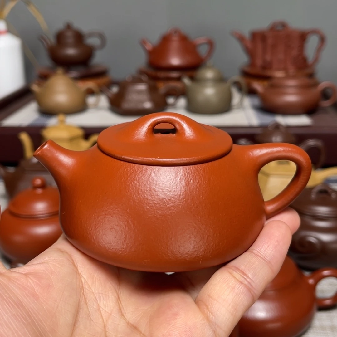 茶壶紫砂全手工制作130cc