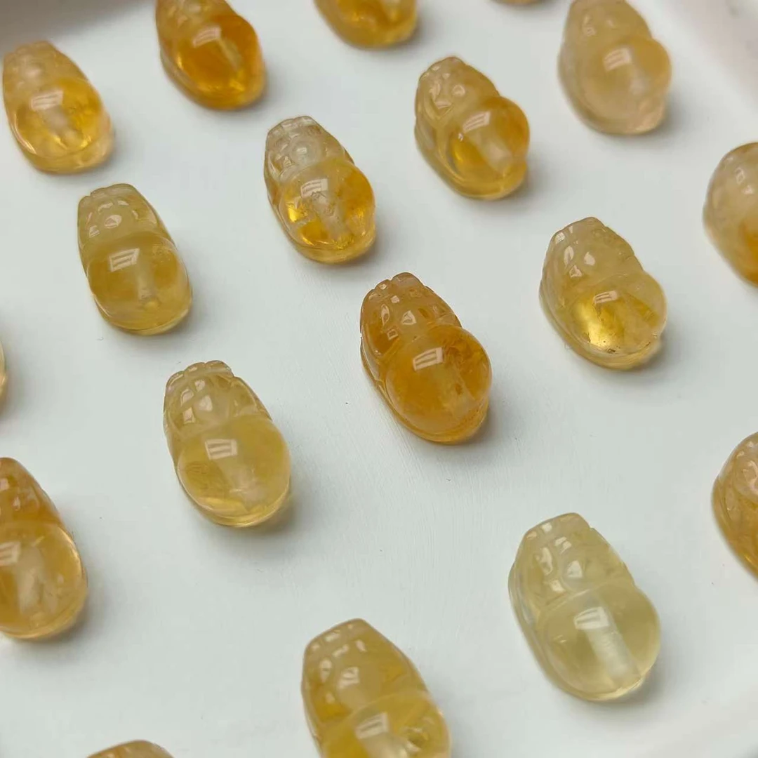 正宗巴西黄水晶貔貅多样性随机发一尊M113