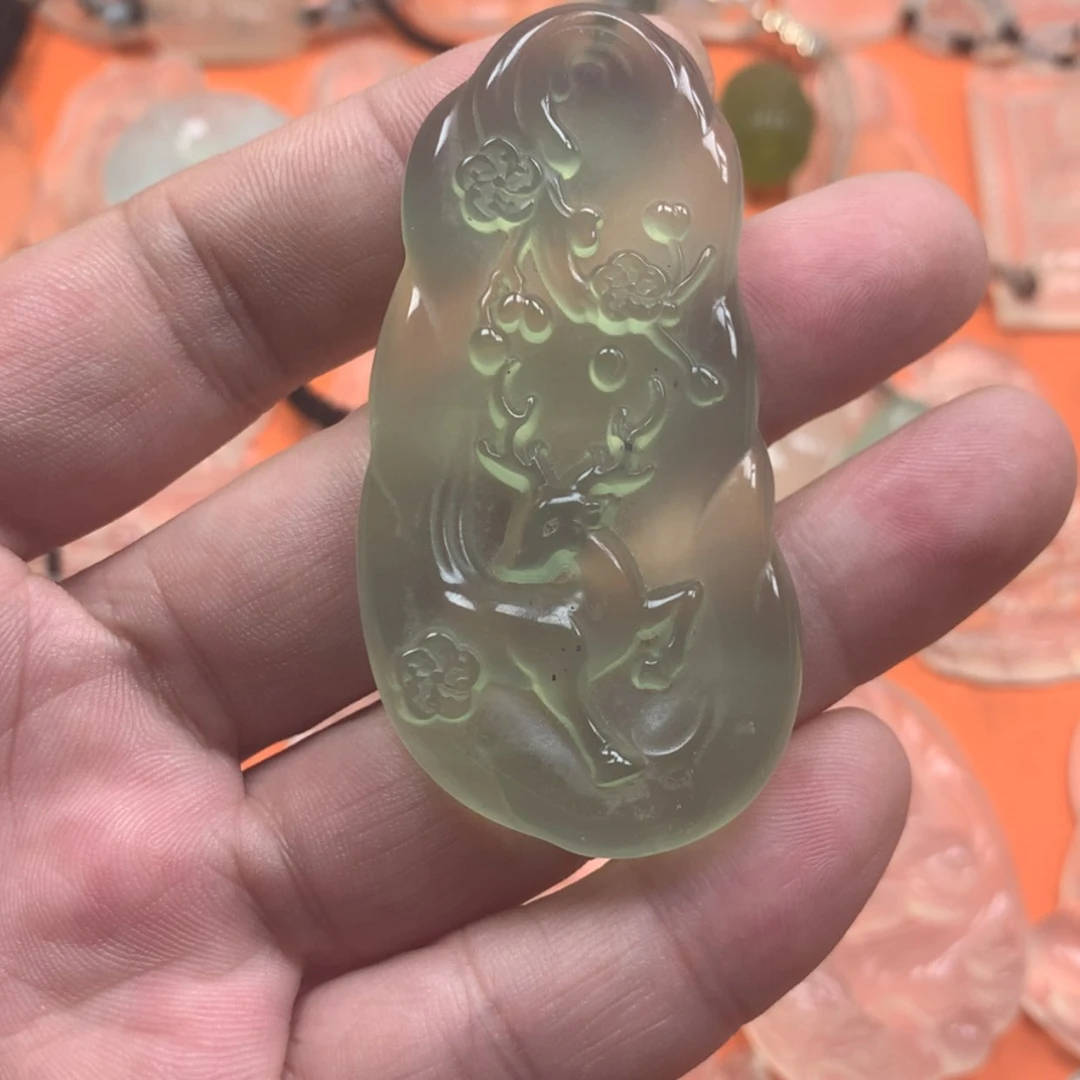 【闪购商品】未镶嵌蛇纹石玉颈饰