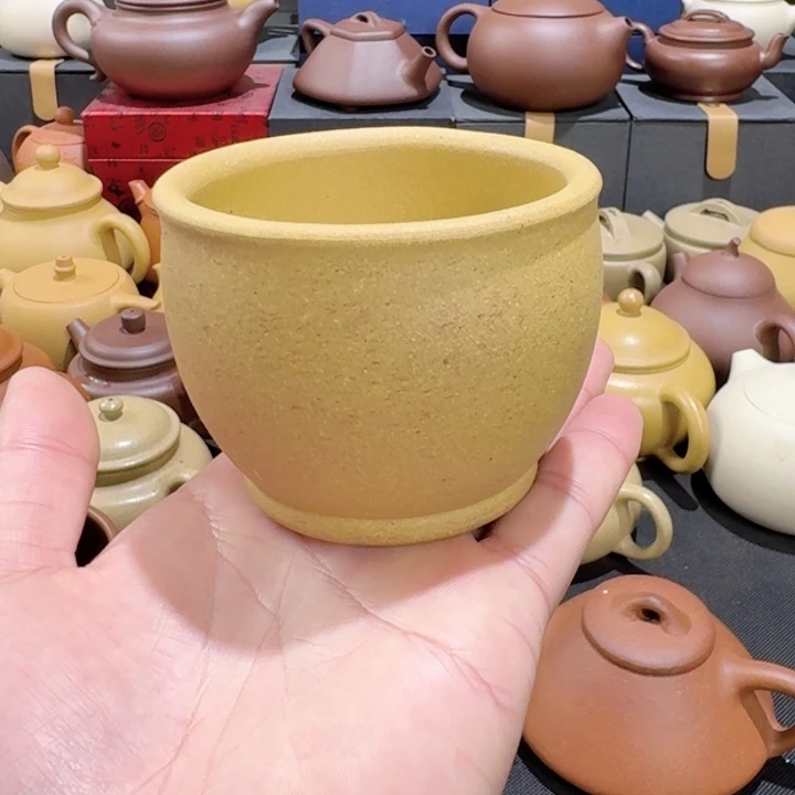 茶壶紫砂黄金段主人杯200cc