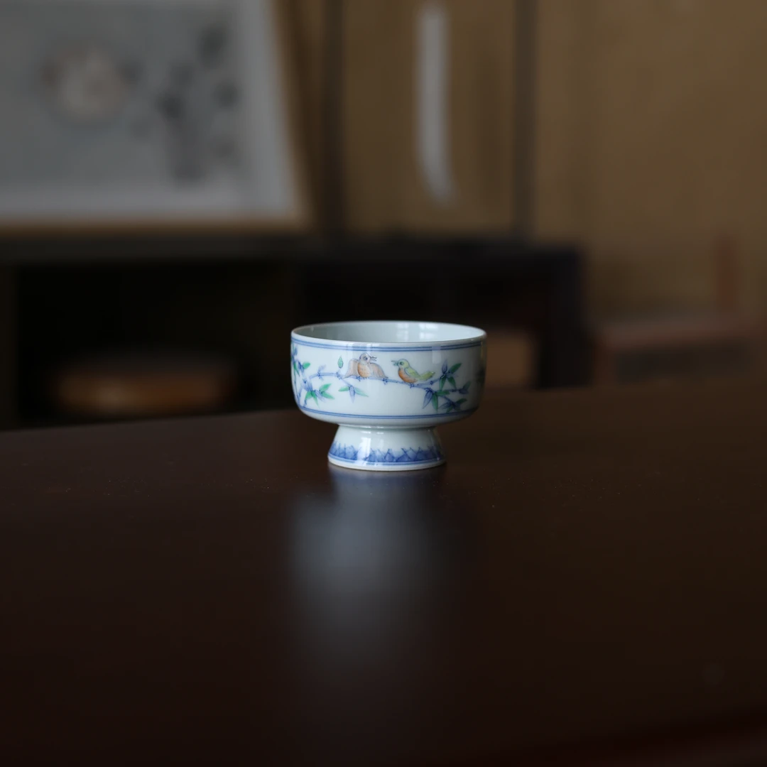 【叁山】 竹雀-卓君-品茗杯-容量75ml（卓君S0049）