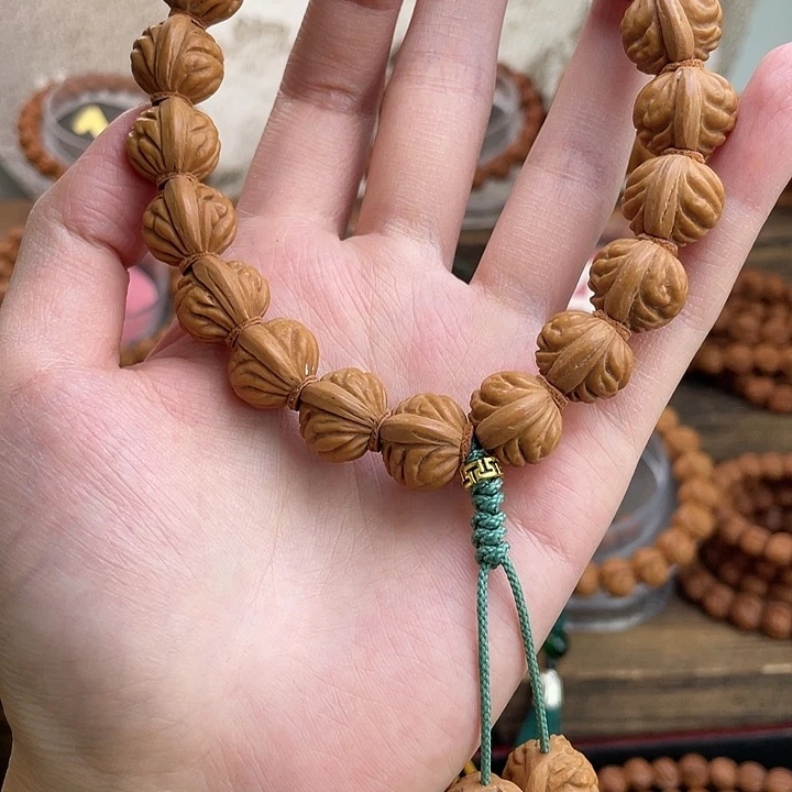 文玩核桃手串15小金豆