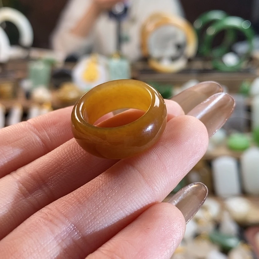 【闪购商品】和田玉戒圈13未镶嵌